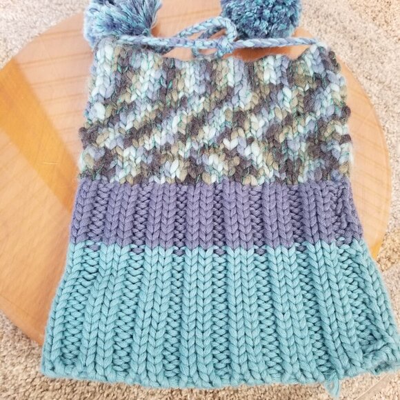 Vintage Gap Wool Blend Hat Knit Toque Y2K Square Chunky Size M/L With Tags - Picture 7 of 10